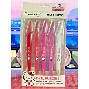 The Creme Shop Sanrio Hello Kitty Bye Fuzzies Perfect Arch 5 Shaping Razors